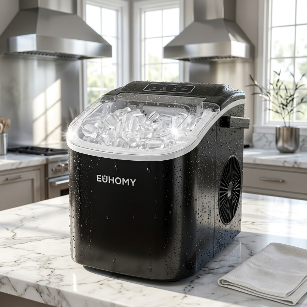 Portable Countertop Ice Maker – Fresh Ice in Minutes