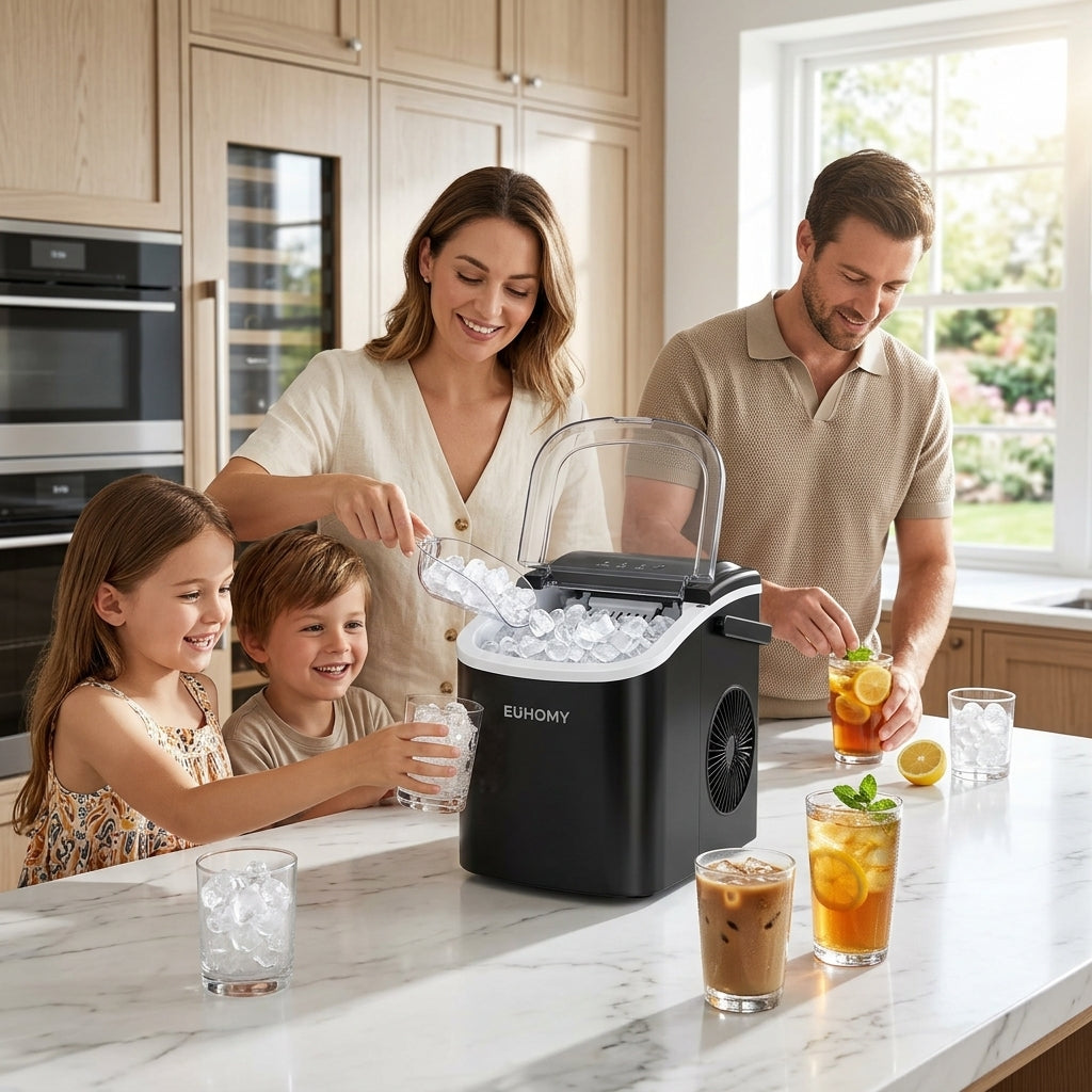 Portable Countertop Ice Maker – Fresh Ice in Minutes